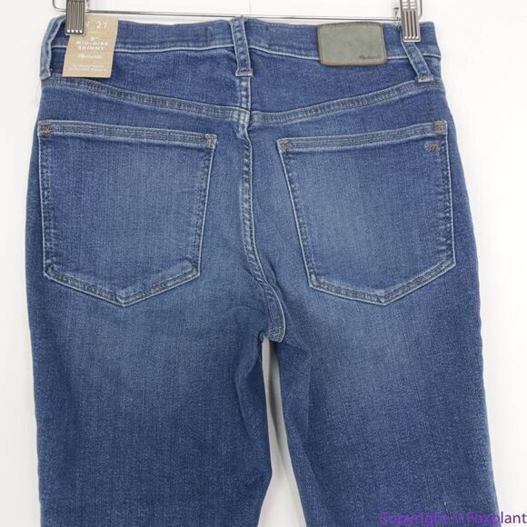 NEW Madewell 9" Mid-Rise Skinny Jeans in Orland Wash: TENCEL™ Denim‎ 27 - Picture 6 of 15